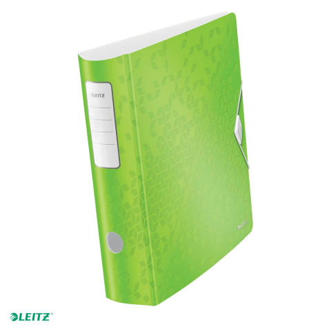 Bibliorafturi - Biblioraft Leitz 180° Active WOW, polyfoam, A4, 82 mm, pentru arhivare, verde