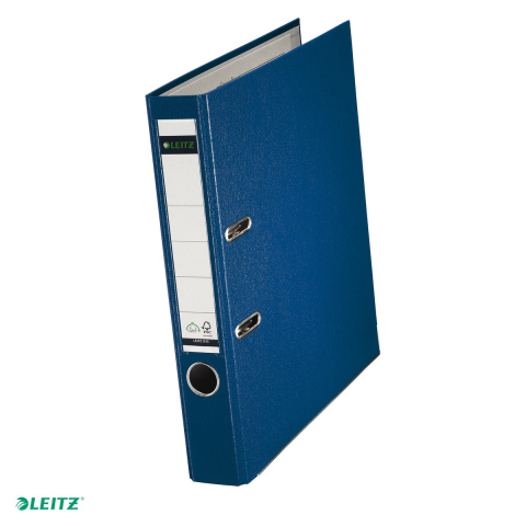 Bibliorafturi - Biblioraft Leitz 180°, PP, A4, 52 mm, capacitate 350 coli (80 g/mp), pentru arhivare, albastru