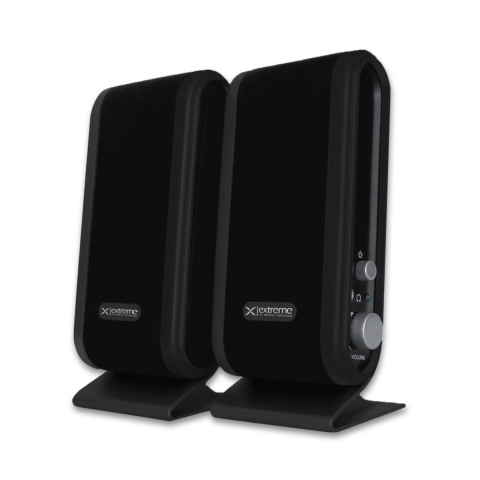 Boxe 2.0 Stereo, 4W, Extreme Fusion, USB si jack 3.5mm, aux in, control volum, negre [2]