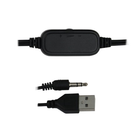 Boxe stereo 2.0, 6W, conectare jack 3.5mm, alimentare USB, Esperanza Rainbow Nortec 95855, iluminare RGB, negre [5]