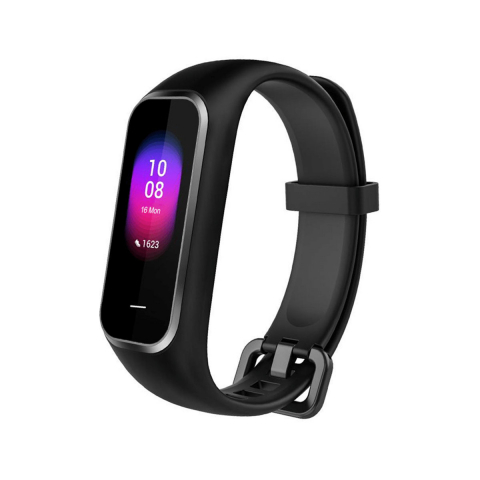 Ceasuri Smart - Bratara smart fitness Hey+ Band 1S, model B180S, reglabila intre 145 si 225 mm, bluetooth v.4.2, neagra