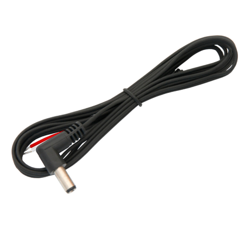 Alimentare retea - Cablu alimentare DC 2.5/5.5mm, in unghi 90 grade, Xtreme 08711, lungime 1.8m, capat deschis, negru