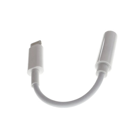 Cablu audio adaptor iPhone7, jack 3.5mm mama la Apple 8 pini Lightning tata, casti audio, alb [7]
