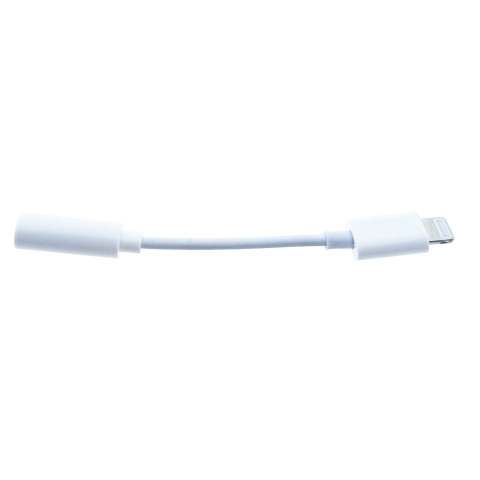 Cablu audio, adaptor Jack 3.5mm mama la conector tip Lightning, Platinet 45645, lungime 5 cm, alb [6]