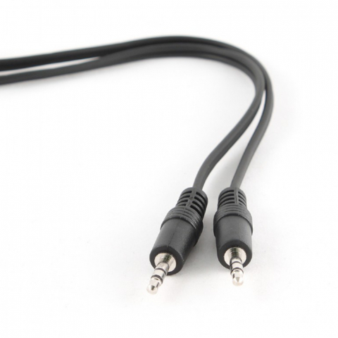 Cablu audio stereo , Cablexpert 09203, cu conector jack 3.5mm tata la jack 3.5mm tata, lungime 200cm, negru [6]