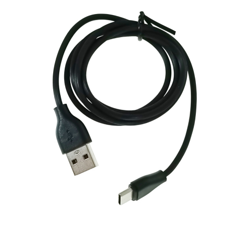Accesorii smartphone - Cablu cu conectori USB-A tata la USB-C tata, 3.1A, lungime 100cm, Jellico YG-10 92130, incarcare, transfer date, negru