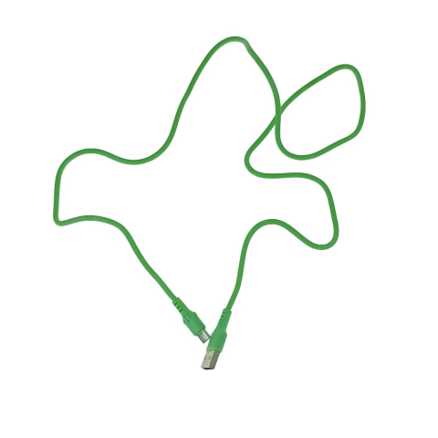 Cablu cu conectori USB-A tata la USB-C tata, 3A, lungime 100cm, CBL-56759-G, incarcare, transfer date, verde [2]