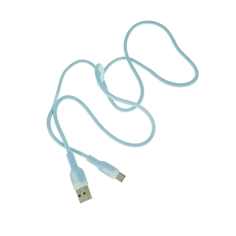 Cabluri USB tip C - Cablu cu conectori USB-A tata la USB-C tata, XO NB212 82774, incarcare, transfer date, 2.1A, lungime 100cm, albastru