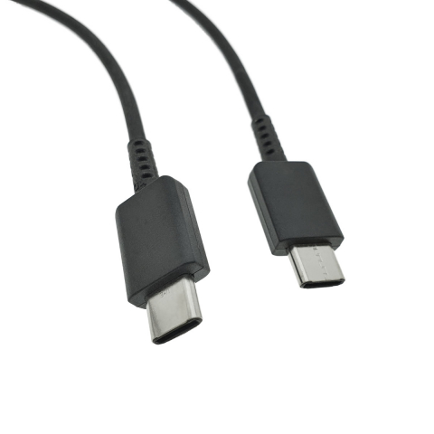 Cabluri USB tip C - Cablu cu conectori USB-C tata la USB-C tata, OEM model EP-DN980BBE GH39-02103A, 1m, negru PD 3A