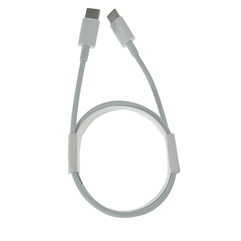 Cablu cu conectori USB-C tata la USB-C tata, pentru incarcare pana la 18W, lungime 100cm, alb [1]