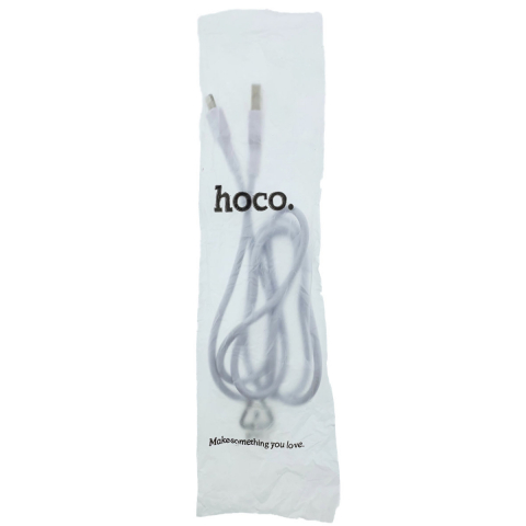 Cablu cu conectori USB tata la 8-pin Lightning tata, HOCO X20 Snowy Spirit 06881, 2.4 A, lungime 1m, alb [4]