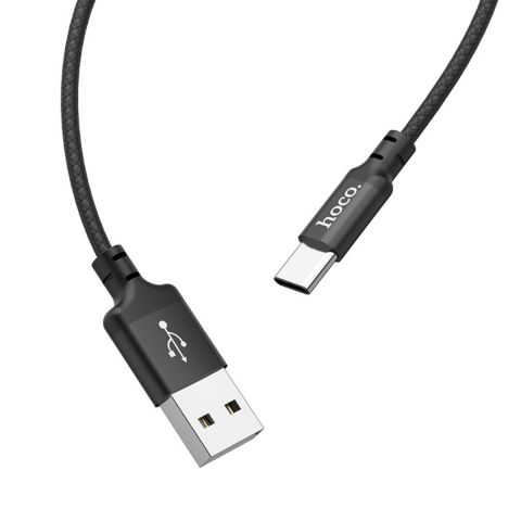 Cablu cu conectori USB tata la USB Tip C tata, HOCO X14 Times Speed, 3A, lungime 1m, negru [11]