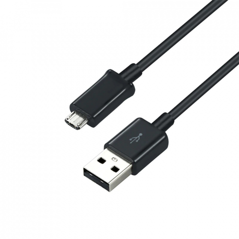 Cablu cu conectori USB tip A tata si microUSB tata, Samsung ECB-DU5ABE, lungime 1m, bulk, negru [6]