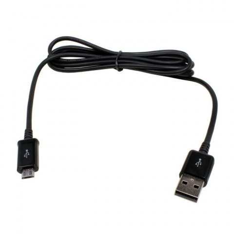 Cablu cu conectori USB tip A tata si microUSB tata, Samsung ECB-DU5ABE, lungime 1m, bulk, negru [1]