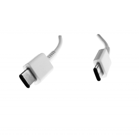 Cablu cu conectori USB Tip C tata la USB de Tip C tata, Samsung EP-DG977, cablu 100cm, alb [2]
