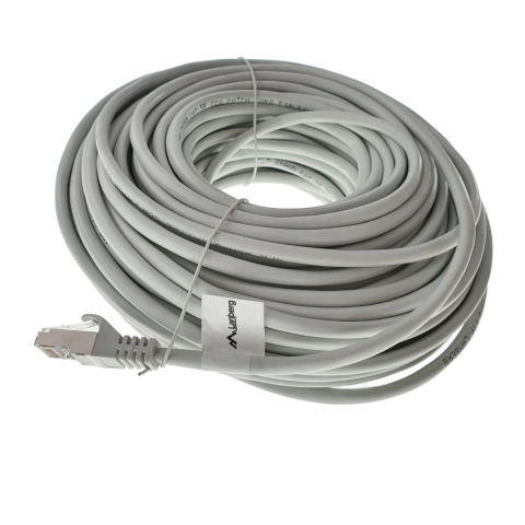 Cablu ecranat FTP, Lanberg 42789, cat.5e, mufat 2xRJ45, lungime 30m, AWG 26, 100 MHz, de legatura retea, ethernet, gri [1]