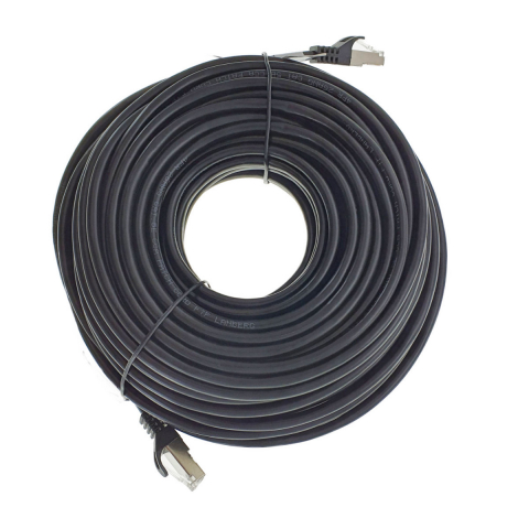 Cablu ecranat FTP, Lanberg 42793, cat.5e, mufat 2xRJ45, lungime 30m, AWG 26, 100 MHz, de legatura retea, ethernet, negru [9]
