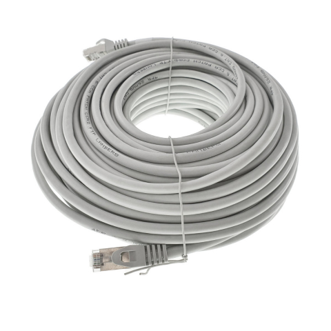Cablu ecranat FTP, Lanberg 42797, cat.6, mufat 2xRJ45, lungime 30m, AWG 26, 250 MHz, de legatura retea, ethernet, gri [2]