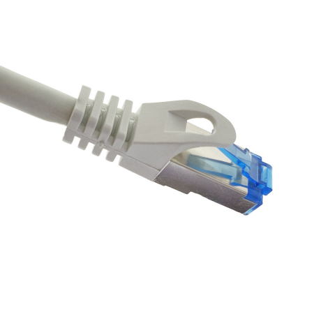 Cablu ecranat S / FTP, Lanberg 42720, cat.6A, mufat 2xRJ45, lungime 10 m, AWG 26, 500 MHz, LSZH, de legatura retea, ethernet, alb [2]