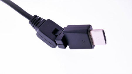 Cabluri transfer video - Cablu HDMI T-T 5m angular 360 grade x2