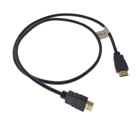Cabluri transfer video - Cablu HDMI tata la HDMI tata v.1.4, Lanberg 41844, lungime 1 m, 4K UHD la 30Hz, 3D, ARC, ethernet, 10.2 Gb/s