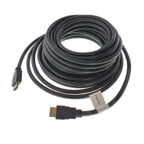 Cablu HDMI tata la HDMI tata v.2.0, Lanberg 41556, lungime 10m, 4K UHD la 30Hz sau Full HD 1080p la 120Hz, 3D, ARC, ethernet, 10.2 Gb/s [3]