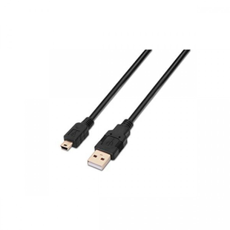 Conectica IT - Cablu Lanberg,USB 2.0 tata la mini USB tata 5 pini,1.8m,negru