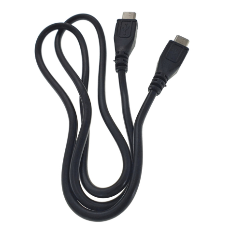 Cablu microUSB 2.0 tata la microUSB 2.0 tata, Akyga 13316, lungime 60cm, negru [6]
