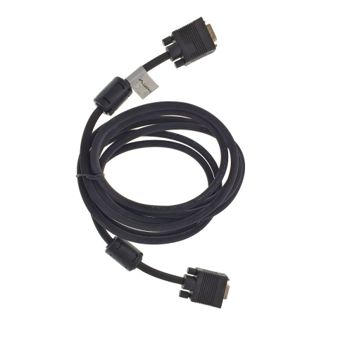 Cablu monitor, Lanberg 42876, VGA tata la VGA mama , 15 pini, de prelungire, lungime 3 m, dubla ecranare cu miez de ferita, negru [6]