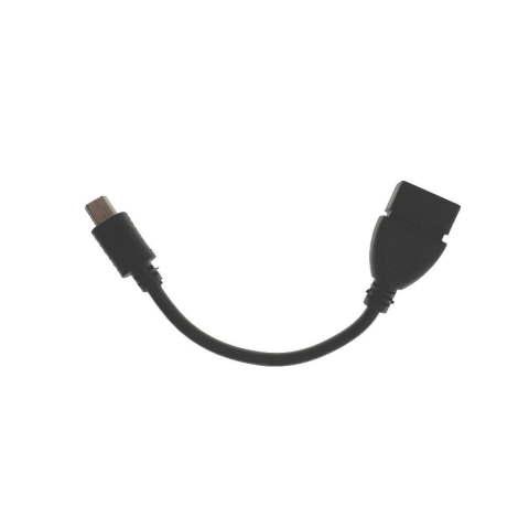 Cablu OTG USB mama - mini USB 5P tata 10 cm, negru [7]