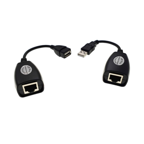 Cablu prelungitor USB 45m -RJXT tata - mama,extensie cablu USB cu RJ45 Cat5 si Cat6 [6]
