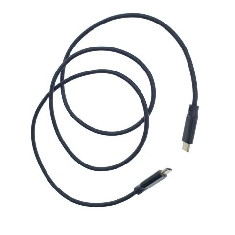 Cabluri USB 3.0 - Cablu premium USB 3.1 tip C tata la USB 3.1 tip C tata, 100 cm, Revolution 087, PD, 5A , 100W, carcasa aluminiu, negru
