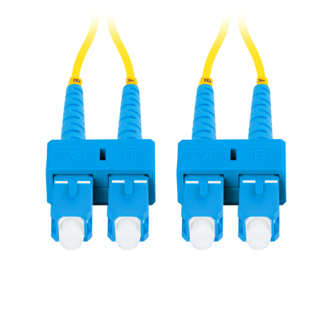 Cablu retea fibra optica cu lungime 5 m si conectori SC/UPC-SC/UPC, Lanberg Z43098, SM, DUPLEX 3.0MM G657A1 LSZH, galben [4]