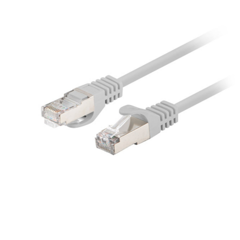 Cablu retea-patchcord CAT6 FTP, Lanberg 43616, 2 X RJ45, lungime 2m, AWG26, 10Gb/s-250MHz, de legatura retea, ethernet, gri [1]