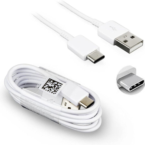 Cablu Samsung EP-DN930CWE, USB tip A tata la USB tip C tata, lungime 1.2 m, alb [5]