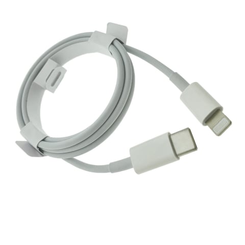 Cabluri iPhone - Cablu tip Lightning la USB-C, pentru Apple, A1703, 1m, alb, in blister, A2347