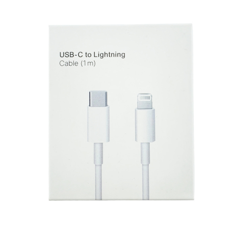 Cablu tip Lightning la USB-C, pentru dispozitive Apple, A1703, 1m, alb, in blister [3]