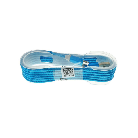 Cablu USB 2.0 la microUSB,invelis textil,130cm, albastru, CTM-BL-02 [5]