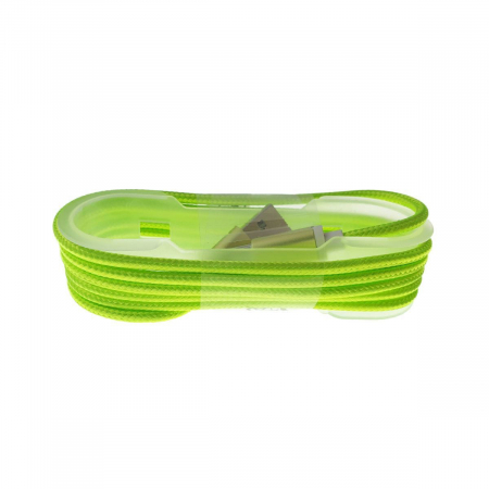 Cablu USB 2.0 la USB tip C, invelis textil, 120cm, verde, CTTC01G [1]
