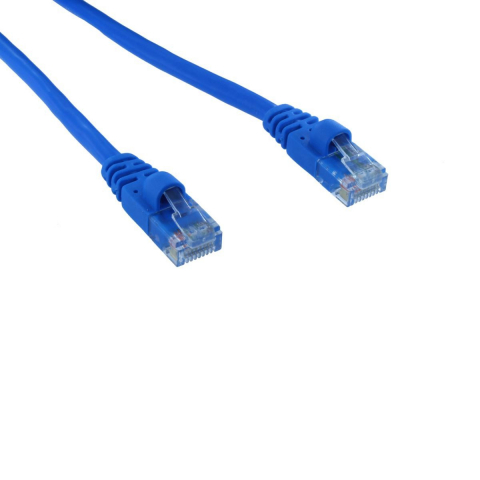 Cablu UTP cat.5,mufat 2xRJ45,lungime 10m,de legatura retea,ethernet,albastru [5]