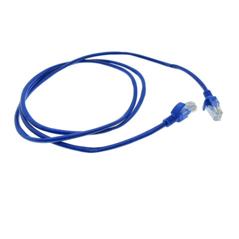 Cablu UTP cat 5e, mufat 2xRJ45, lungime 1.5 m, AWG 26, 100 MHz, de legatura retea, ethernet, albastru [10]