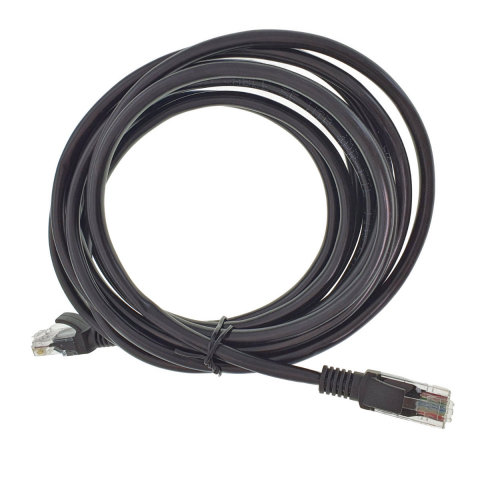 Cablu UTP, Lanberg 40270, cat.5e, mufat 2xRJ45, lungime 3 m, AWG 26, 100 MHz, de legatura retea, ethernet, negru [3]