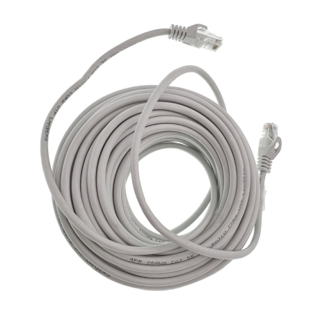 Cablu UTP, Lanberg 40448, cat 5e, lungime 15m, mufat 2xRJ45 AWG 26, 100 MHz, de legatura retea, ethernet, gri [6]