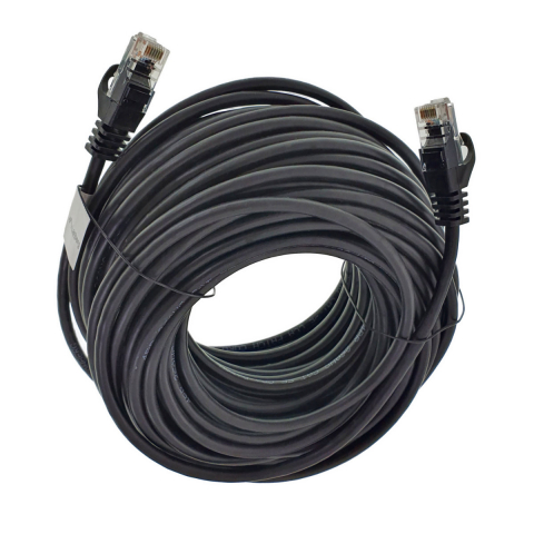 Cablu UTP, Lanberg 40677, cat.5e, mufat 2xRJ45, lungime 20m, AWG 26, 100 MHz, de legatura retea, ethernet, negru [8]