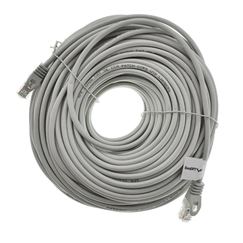 Cablu UTP, Lanberg 42805, cat.5e, mufat 2xRJ45, lungime 50m, AWG 26, 100 MHz, de legatura retea, ethernet, gri [1]