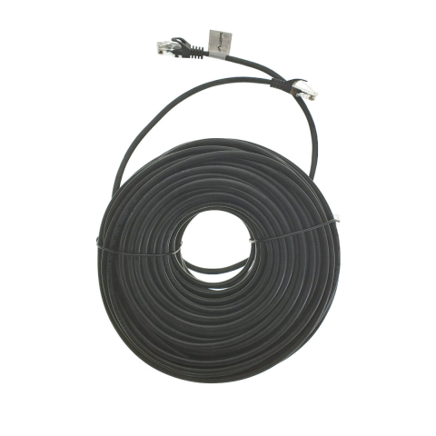 Cablu UTP, Lanberg 42809, cat.5e, mufat 2xRJ45, lungime 50m, AWG 26, 100 MHz, de legatura retea, ethernet, negru [6]
