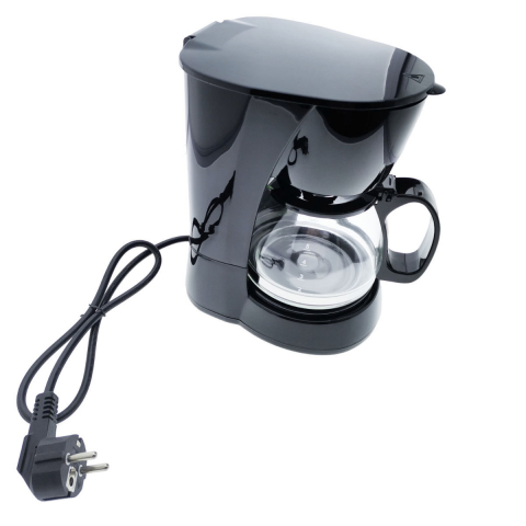Cafetiera cu filtru reutilizabil, Esperanza Robusta, capacitate 0.6 l, 650 W, sistem anti-scurgere, neagra [2]