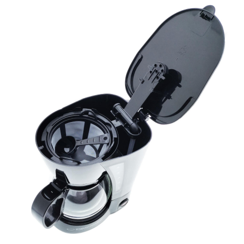 Cafetiera cu filtru reutilizabil, Esperanza Robusta, capacitate 0.6 l, 650 W, sistem anti-scurgere, neagra [3]