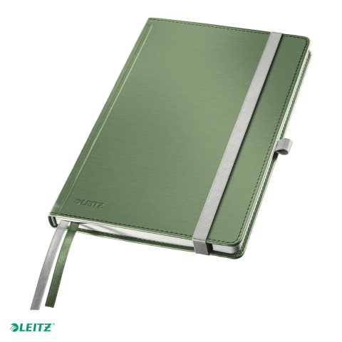 Caiete - Caiet de birou Leitz Style, pentru documente perforate, 80 file, 8 file perforate, fistic