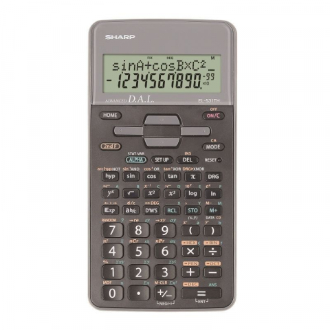 Calculator stiintific Sharp EL-531TH,273 functii,10 digiti,161x80x15mm,negru cu gri [5]